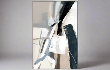 Maisey Framed Canvas - Natural at Online8 Furniture Auckland NZ