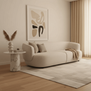 Beige Maison 3 Seater Sofa for Scandi-chic and minimalist living rooms