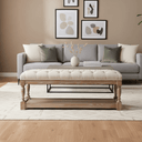Maison Tufted Upholstered Bench at Online8 Furniture Auckland NZ