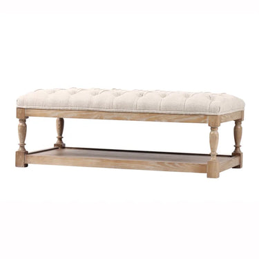 Maison Tufted Upholstered Bench at Online8 Furniture Auckland NZ