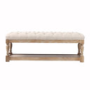 Maison Tufted Upholstered Bench at Online8 Furniture Auckland NZ