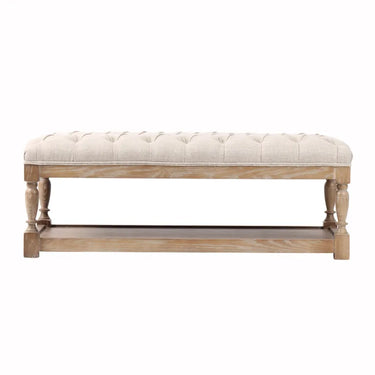 Maison Tufted Upholstered Bench at Online8 Furniture Auckland NZ