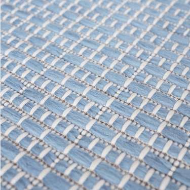 Makana Indoor/Outdoor Border Light Blue Rug at Online8 Furniture Auckland NZ