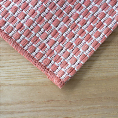 Makana Indoor/Outdoor Classic Ivory/Coral Rug at Online8 Furniture Auckland NZ