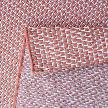 Makana Indoor/Outdoor Classic Ivory/Coral Rug at Online8 Furniture Auckland NZ