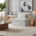 Malta Double Cushion Sectional Middle 1 Seater - Salt & Pepper at Online8 Furniture Auckland NZ
