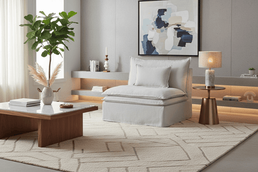 Malta Double Cushion Sectional Middle 1 Seater - Salt & Pepper at Online8 Furniture Auckland NZ