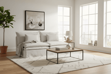 Malta Double Cushion Sectional Middle 2 Seater - Salt & Pepper at Online8 Furniture Auckland NZ