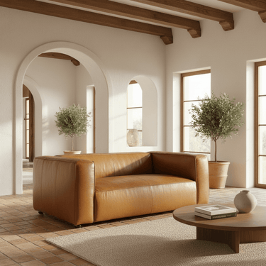 Manhattan 2 Seater Leather Sofa at Online8 Furniture Auckland NZ