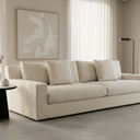 Manhattan 4 Seater Sofa - Oatmeal at Online8 Furniture Auckland NZ