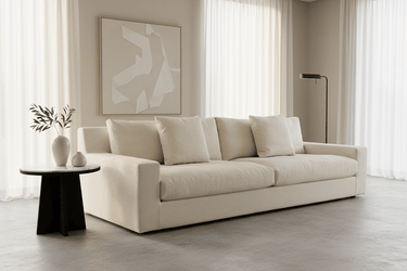 Manhattan 4 Seater Sofa - Oatmeal at Online8 Furniture Auckland NZ