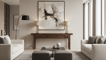 Manor 4 Drawer Console - Reclaimed Elm at Online8 Furniture Auckland NZ