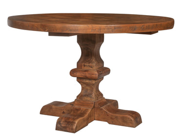 Manor Round Dining Table with Pedestal Base at Online8 Furniture Auckland NZ