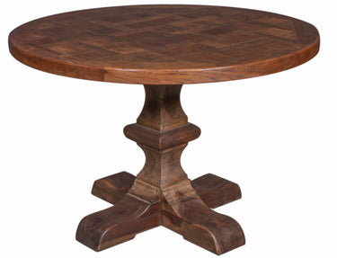 Manor Round Dining Table with Pedestal Base at Online8 Furniture Auckland NZ