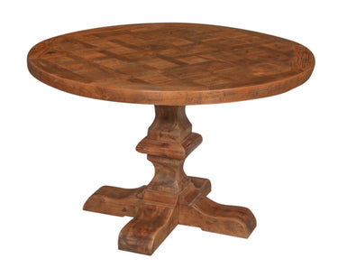 Manor Round Dining Table with Pedestal Base at Online8 Furniture Auckland NZ
