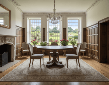 Manor Round Dining Table with Pedestal Base at Online8 Furniture Auckland NZ