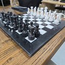 Marble Chess Set - Black & White at Online8 Furniture Auckland NZ
