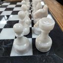 Marble Chess Set - Black & White at Online8 Furniture Auckland NZ