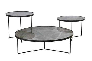 Marble Coffee Table Set of 3 at Online8 Furniture Auckland NZ