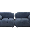 Marcel Corduroy Modular Sofa - Blue at Online8 Furniture Auckland NZ