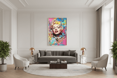 Marilyn Pop Wall Art with Neon Lights at Online8 Furniture Auckland NZ