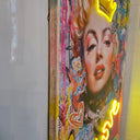 Marilyn Pop Wall Art with Neon Lights at Online8 Furniture Auckland NZ