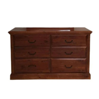Marina 6 Drawer Dresser | Lowboy at Online8 Furniture Auckland NZ