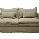 Marseille 2 Seater Slip Cover Sofa - Oatmeal at Online8 Furniture Auckland NZ