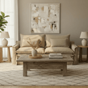 Marseille 2 Seater Slip Cover Sofa - Oatmeal at Online8 Furniture Auckland NZ