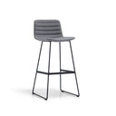 Maven Upholstered High Back Bar Stool at Online8 Furniture Auckland NZ