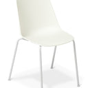 Max 4 Leg Chair - White at Online8 Furniture Auckland NZ