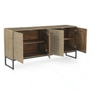 Max 4 Door Sideboard - Vintage Brown at Online8 Furniture Auckland NZ