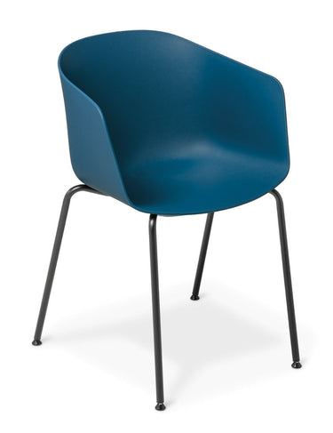 Max Tub 4 Lag Chair - Classic Blue at Online8 Furniture Auckland NZ