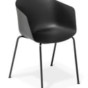 Max Tub 4 Leg Chair - Black at Online8 Furniture Auckland NZ