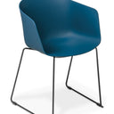 Max Tub Sled Chair - Classic Blue at Online8 Furniture Auckland NZ