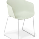Max Tub Sled Chair - Pumice at Online8 Furniture Auckland NZ