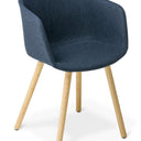 Max Tub Timber Lages Chair - Fully Upholstered at Online8 Furniture Auckland NZ