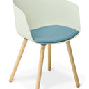 Max Tub Timber Legs Chair -Seat Upholstered at Online8 Furniture Auckland NZ