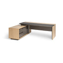 Maxim Executive Desk with Side Cabinet at Online8 Furniture Auckland NZ