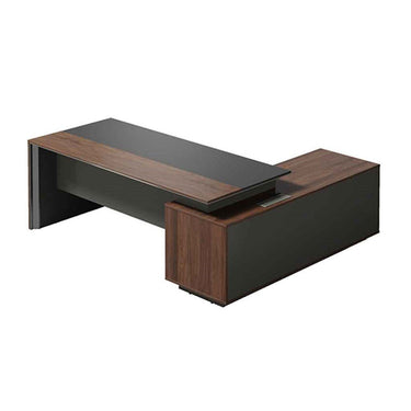 Maxim Executive Desk with Side Cabinet at Online8 Furniture Auckland NZ