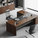 Maxim Executive Desk with Side Cabinet at Online8 Furniture Auckland NZ