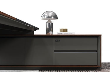 Maxim Executive Desk with Side Cabinet at Online8 Furniture Auckland NZ