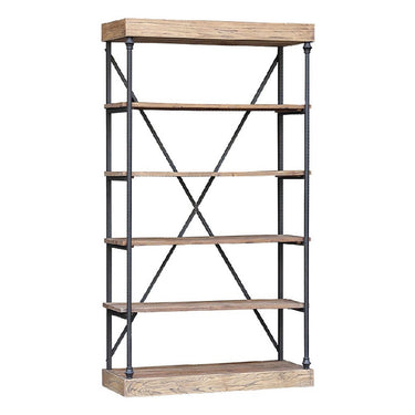 Medium Elm Industrial Bookcase at Online8 Furniture Auckland NZ