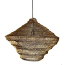 Mesh Tiered Pendant 61cm - Antique Brass at Online8 Furniture Auckland NZ