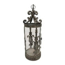 Metal French Lantern with Glass Insert at Online8 Furniture Auckland NZ