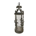 Metal French Lantern with Glass Insert at Online8 Furniture Auckland NZ