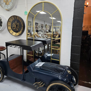 Arch Gold Metal Floor Mirror at Online8 Furniture Auckland NZ