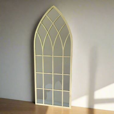 Metal White Mirror - Indoor | Outdoor at Online8 Furniture Auckland NZ