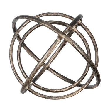 Metal Orb Sculpture at Online8 Furniture Auckland NZ