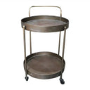 Dante Round Bar Cart | Drinks Trolley at Online8 Furniture Auckland NZ